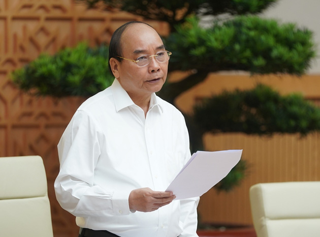 Thủ tướng Nguyễn Xuân Phúc chủ trì hội nghị trực tuyến Chính phủ với địa phương