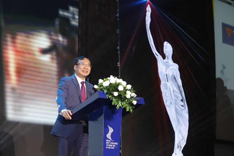 Ông Khúc Văn Họa - Phó Tổng giám đốc TPBank phát biểu tại lễ trao giải