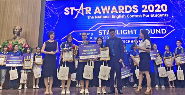 Đại học Ngoại Ngữ - Đại học Đà Nẵng đạt quán quân cuộc thi Star Awards 2020