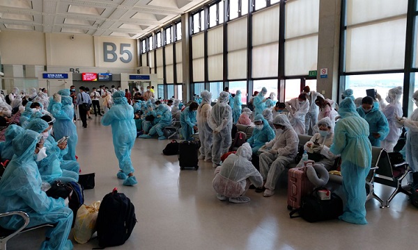 Hơn 240 công dân Việt Nam tại Đài Loan đã được đưa về nước