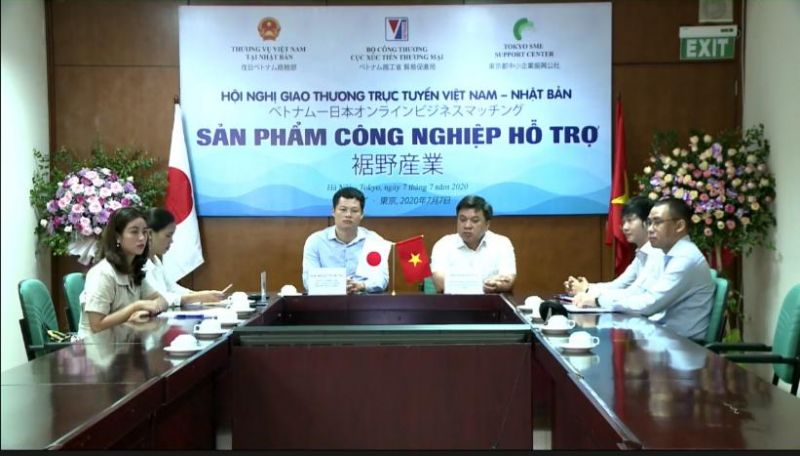 Hội nghị giao thương trực tuyến sản phẩm công nghiệp hỗ trợ Việt Nam - Nhật Bản