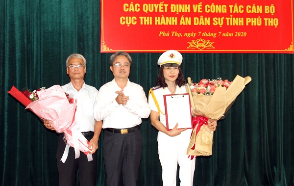 Từ ngày 1/7/2020 đồng chí Nguyễn Thị Thu Chung giữ chức Cục trưởng Cục Thi hành án dân sự tỉnh.