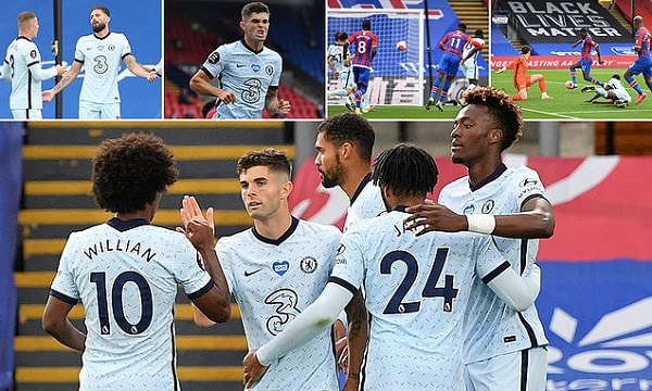 Crystal Palace – Chelsea (2-3): Cuộc rượt đuổi tỉ số hấp dẫn