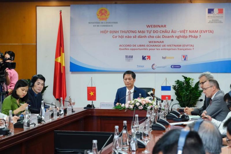 Hội thảo trực truyến về Hiệp định thương mại tự do Việt Nam – Liên minh châu Âu (EVFTA), với chủ đề “Cơ hội nào dành cho các doanh nghiệp Pháp?”