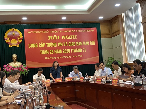 Hải Phòng: Hội nghị cung cấp thông tin và giao ban báo chí tuần 28