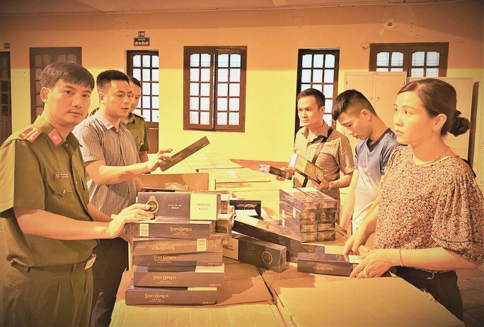 Gần 40.000 bao thuốc lá lậu bị Công an Thanh Hóa bắt giữ