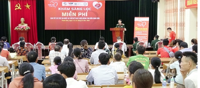 Thanh Hóa khám sàng lọc bệnh tim miễn phí cho trẻ em