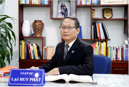 Luật sư Lại Huy Phát – Trưởng văn phòng luật sư Huy Phát.