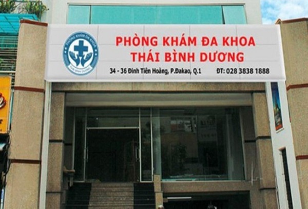 Phòng khám Đa khoa Thái Bình Dương (34-36 Đinh Tiên Hoàng, phường Đa Kao, quận 1, TP. HCM)