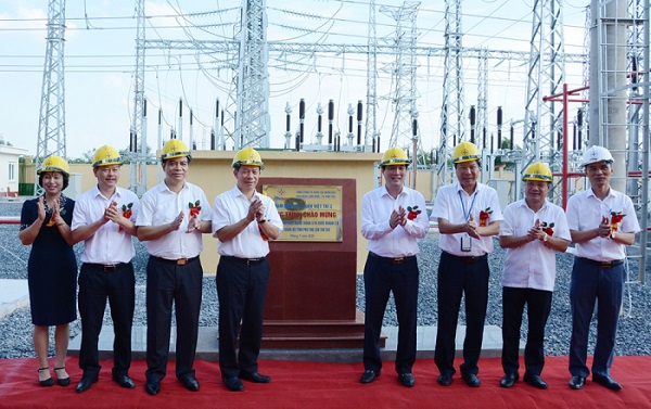 Gắn biển Công trình đường dây và trạm biến áp 110kV Việt Trì 2 tỉnh Phú Thọ