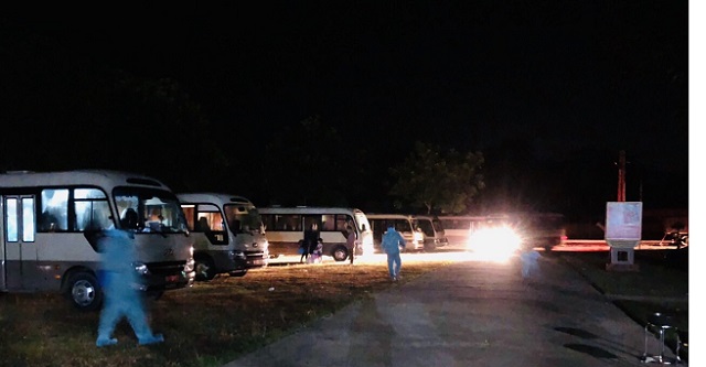 Thanh Hóa: Sư đoàn 390 tiếp nhận và cách ly tập trung 195 công dân Việt Nam từ Nhật Bản trở về