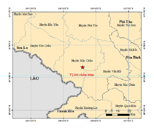 Hà Nội rung lắc do động đất mạnh ở Sơn La