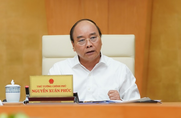 Thủ tướng Nguyễn Xuân Phúc chủ trì cuộc họp của Thường trực Chính phủ về phòng chống COVID-19
