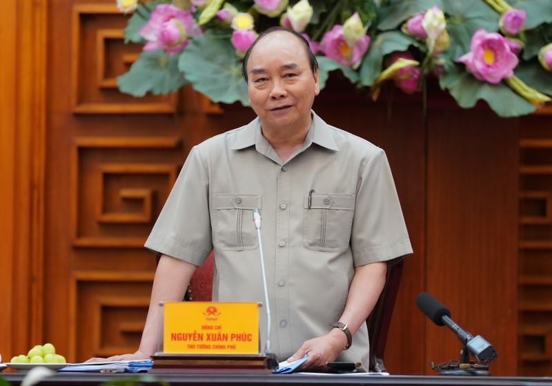 Thủ tướng phát biểu kết luận cuộc họp. Ảnh: VGP/Quang Hiếu