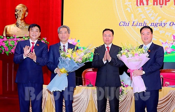Ông Kiên, Phó Bí thư Thành ủy Chí Linh được bầu giữ chức Chủ tịch UBND thành phố