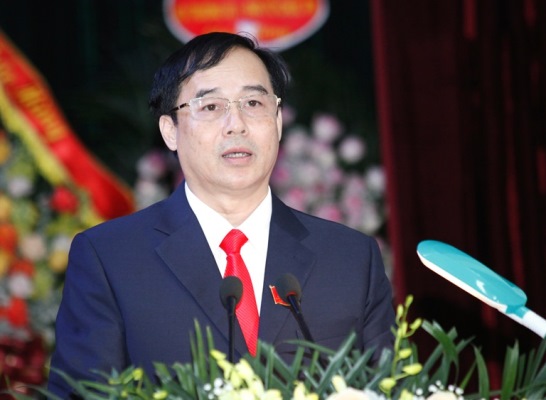 Đồng chí Nguyễn Văn Hùng phát biểu khai mạc đại hội