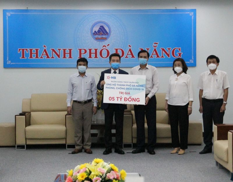 MB đồng hành cùng ngành Ngân hàng hỗ trợ TP. Đà Nẵng chống dịch Covid