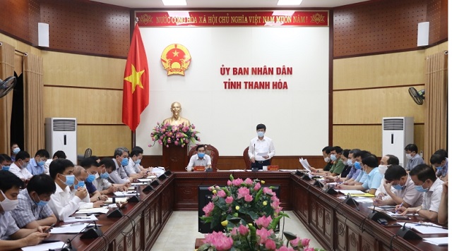 hội nghị giao ban trực tuyến toàn tỉnh về phòng chống dịch COVID-19