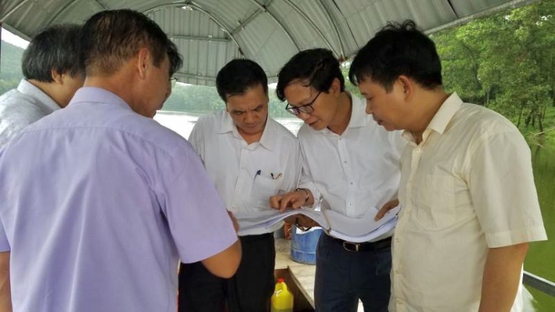 Phó Thủ tướng đã đi khảo sát Hồ Ghềnh Chè ở xã Bình Sơn (T.P Sông Công)