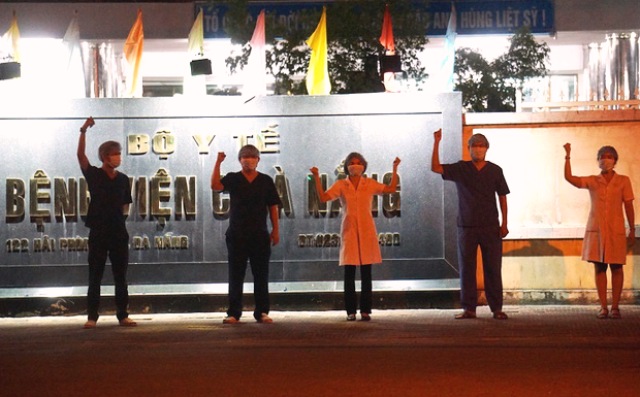 Đúng 0h ngày 8/8, Bệnh viện C Đà Nẵng chính thức dỡ bỏ lệnh phong tỏa