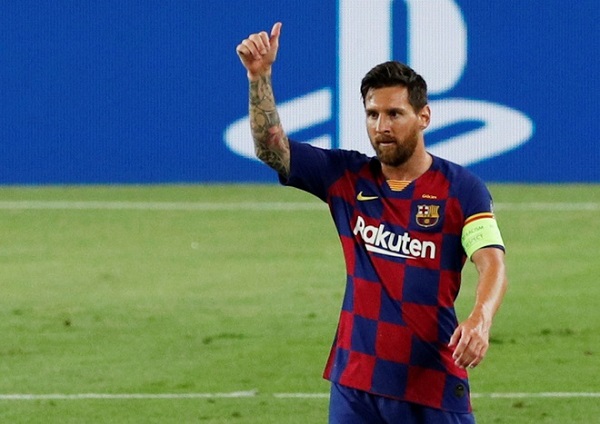 Sự xuất sắc của Messi đã giúp cho Barca vào tứ kết Champions League