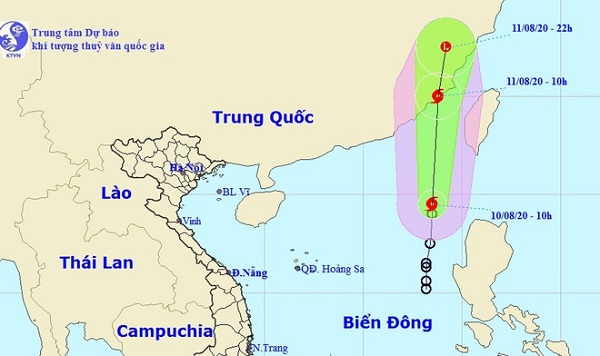 Bão số 3 hình thành trên Biển Đông