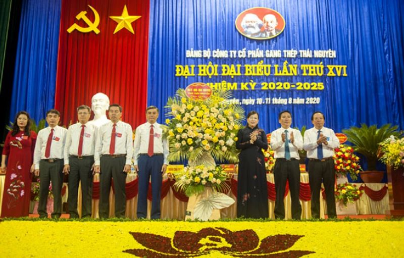 Công ty Cp Gang thép Thái Nguyên tổ chức Đại hội đại biểu lần thứ XVI – Đồng lòng, quyết tâm vượt khó