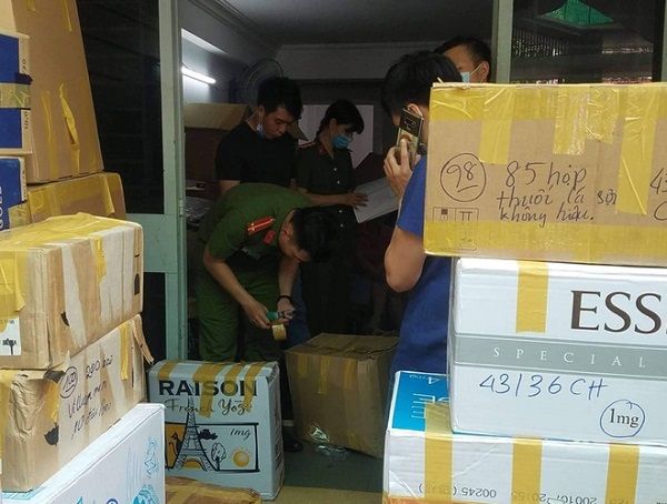 TP.HCM: Phát hiện kho thuốc lá lậu trị giá gần 3 tỷ đồng