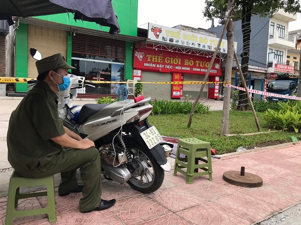 Ban Chỉ đạo phòng chống dịch Covid-19 TP Hải Dương đã khoanh vùng khu vực nhà hàng trên phường Phạm Ngũ Lão