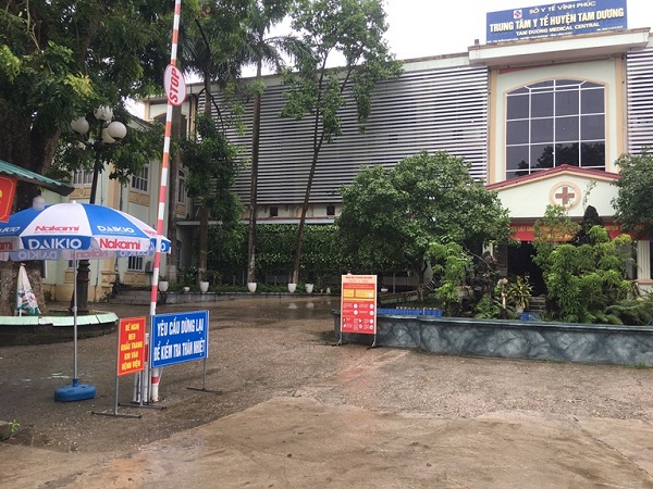 Trung tâm y tế huyện Tam Dương (Vĩnh phúc) thực hiện nghiêm các bước phòng dịch