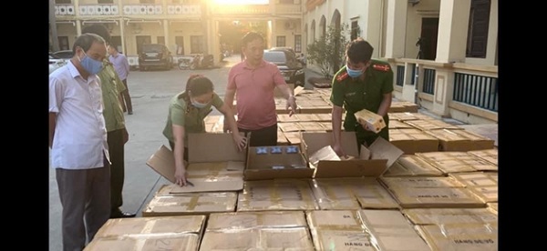 Hưng yên: Thu giữ 64.000 bao thuốc lá lậu nhãn hiệu 555