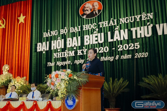 Đồng chí Nguyễn Thanh Hải - Ủy viên Ban Chấp hành Trung ương Đảng, Bí thư Tỉnh ủy, Trưởng đoàn Đại biểu Quốc hội tỉnh Thái Nguyên đã tới dự và phát biểu tại đại hội.