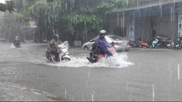 Bắc Bộ: Mưa lớn trên diện rộng từ đêm 16/8 đến 18/8