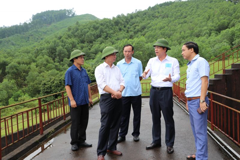 Thái Nguyên: Kiểm tra công tác phòng chống thiên tai và xả lũ hồ Núi Cốc