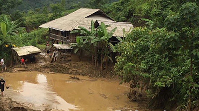 Lũ quét, sạt lở đất đang gây nhiều thiệt hại ở Lào Cai