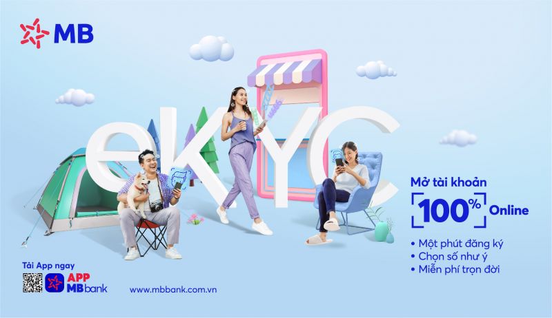 MB ra mắt tính năng Định danh trực tuyến (eKYC) trên App MBBank