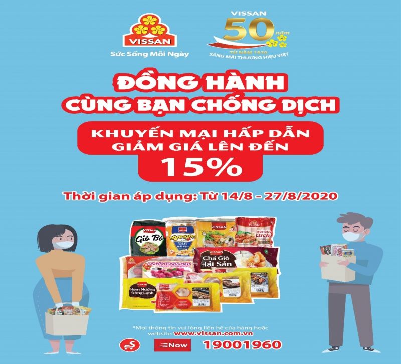 Vissan triển khai chương trình “Đồng hành cùng bạn chống dịch”