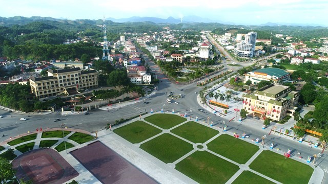 Một góc thành phố Yên Bái