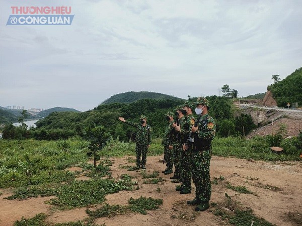 CBCS Đồn Biên phòng Bắc Sơn tích cực tham gia tuần tra biên giới.