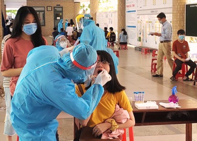 Đà Nẵng: Xét nghiệm COVID-19 cho gần 11.000 thí sinh tham dự Kỳ thi tốt nghiệp THPT đợt 2