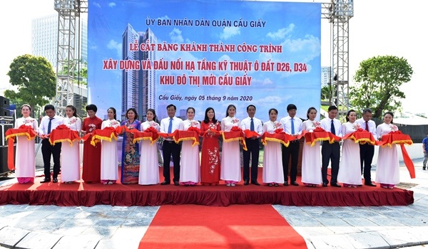 Quận Cầu Giấy: Khánh thành và khởi công nhiều dự án trọng điểm