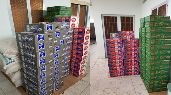 An Giang: Tạm giữ hơn 100 thùng bia các loại và 600 kg đường cát trắng nghi nhập lậu