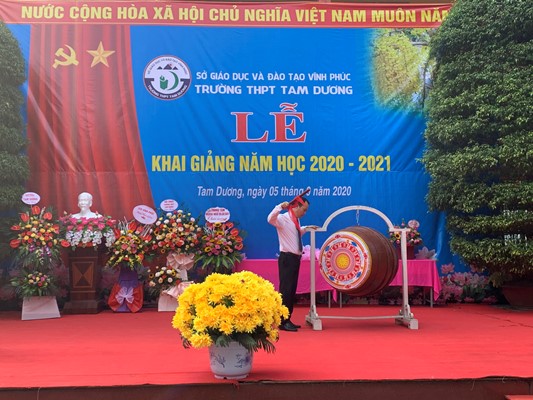 Trường THPT Tam Dương (Vĩnh Phúc): Khai giảng năm học mới với phương châm “Tự giác, Tự chủ và Sáng tạo”