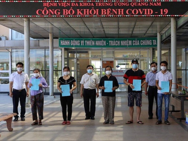 Thêm 19 bệnh nhân nhiễm COVID-19 ở Quảng Nam xuất viện