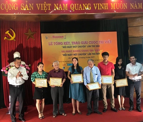 Hà Nội: Trao giải cuộc thi viết “Mỗi ngày một chuyện” lần thứ bảy