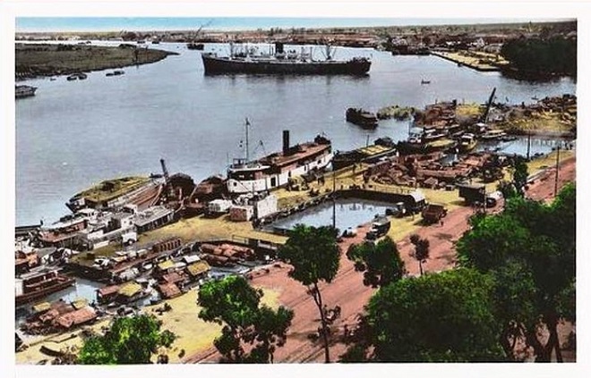 Bến cảng Nhà Rồng một thời luôn ngập tràn các sản phẩm xuất ngoại của nhãn hàng Trương Văn Bền