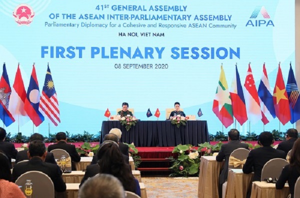Quang cảnh Đại hội đồng lần thứ 41 Liên Nghị viện Hiệp hội các quốc gia Đông Nam Á (AIPA 41)