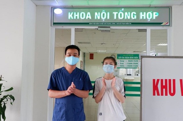 Bệnh viện Bệnh Nhiệt đới Trung ương cơ sở Đông Anh công bố khỏi bệnh.