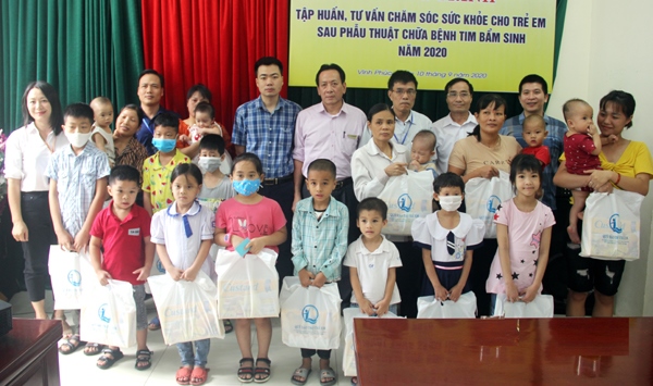 Vĩnh Phúc: Chương trình tập huấn, tư vấn chăm sóc sức khỏe cho có trẻ em sau phẫu thuật tim bẩm sinh năm 2020