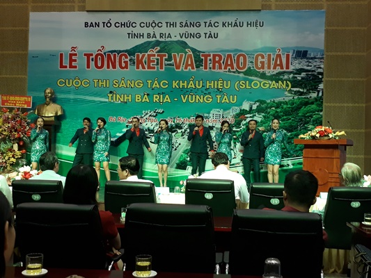 Các tiết mục văn nghệ chào mừng cuộc thi sáng tác slogan tỉnh Bà Rịa Vũng Tàu